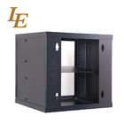 4U 12U Small Cabinet With Glass Doors 10 Inch Wall Mount Rack With Cantilever Shelf Home Network Cabinet