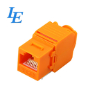 Top Quality orange Cat5e Cat6 Ethernet Keystone Jack Keystone Use For Empty Panel