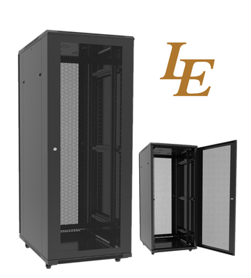 Customized SPCC Server Rack Network Cabinet With Vented Door 19 Inch 12U