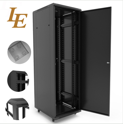 12u 600*600 Server Rack Network Cabinet Ip20 Cold Rolled Steel Material Cabinet