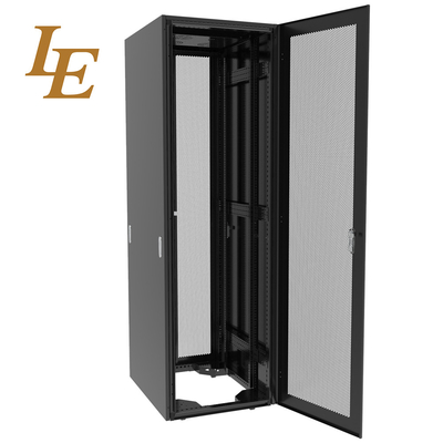 27U Standard 19 Inch Data Center Server Rack 42U Floor Standing Glass Door Network Cabinet