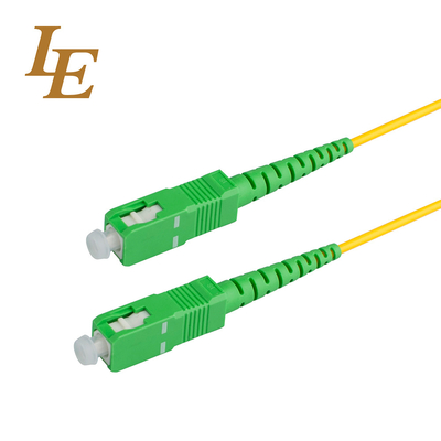 SC / SC Single Mode Duplex Fiber Optic Patch Cord For Telecommunications And Cable TV