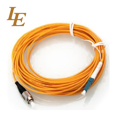 LC To FC Single Mode Duplex Fiber Optic Patch Cord For Telecommunications And Cable TV