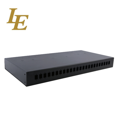 24/48 Port Fiber Optic Patch Panel CE / ISO / ROHS