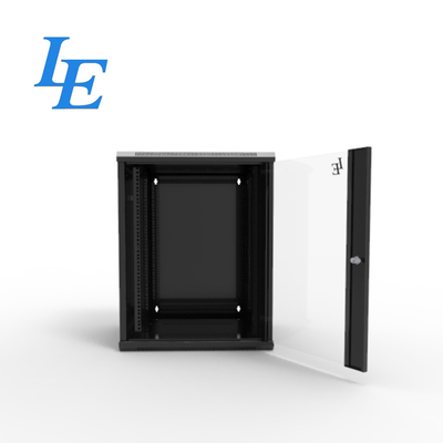 Cold Rolled Steel Computer Network Rack Wall Mounted Cabinets 600mm Width