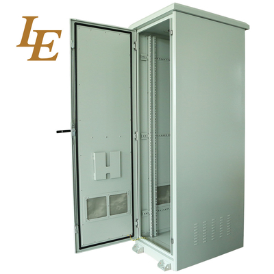 19 Inches 42U 45U 47U IP54 IP65 Waterproof Outdoor Cabinet Server Rack RAL7035SN With Cooling Fans