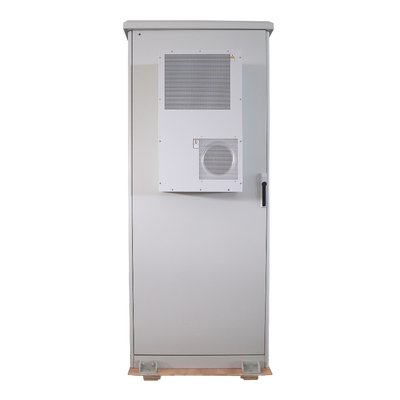 19 Inches Metal Enclosure Waterproof Dustproof Outdoor Cabinet With IP65 Protection With Air Conditioner Cooling