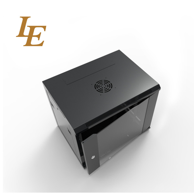 19 Inch 4U 6U 9U RAL7035 Grey RAL9004 Black Single Section IT Solutions Wall Mounted Rack Network Cabinets