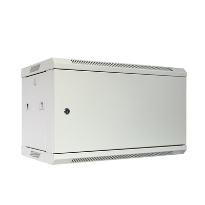 Durable 19 Inch Wall Mount Server Rack Cabinet For Network Equipment With 60kg Static Load Capacity RAL7035