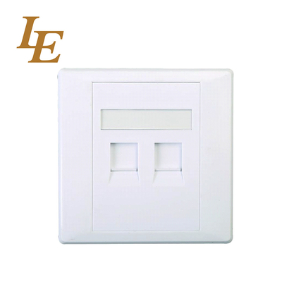3 Port Keystone Jack Network Faceplate Socket Cat6 UTP RJ45 With Patch Panel And Network Cable Connector