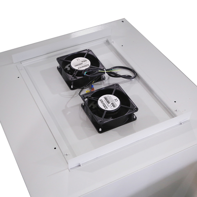 19 Inches Waterproof Outdoor Metal Cabinet Enclosure IP65 Dust And Water Resistance Enclosure With 2 Fans