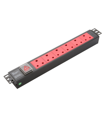 IP20 Protection Level Server Rack RSA PDU  Input Voltage 16A Output Current For Data Centers