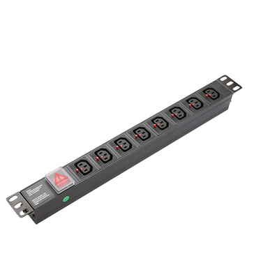 Durable Power Distribution Unit with 50A Rated Current and 24 Outlets