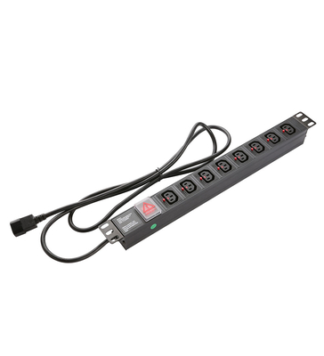 Durable Power Distribution Unit with 50A Rated Current and 24 Outlets