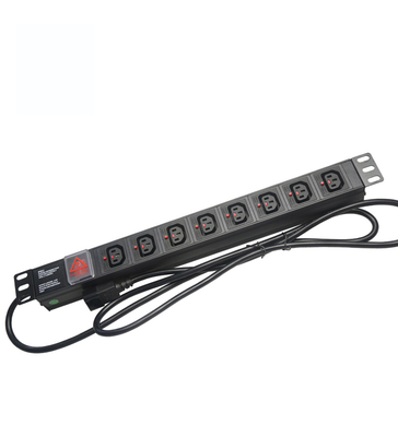 Durable Power Distribution Unit with 50A Rated Current and 24 Outlets