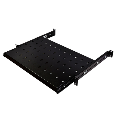 19inch Width 440mm Depth 550mm Metal Fixed Server Rack Accessories Sliding Shelf for Network Cabinet