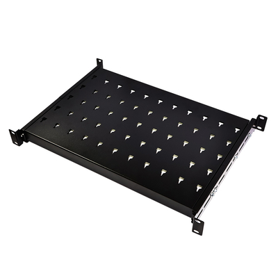 19inch Width 440mm Depth 550mm Metal Fixed Server Rack Accessories Sliding Shelf for Network Cabinet