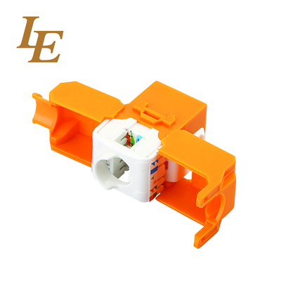 Cat6 UTP Keystone Jack RJ45 Toolless 180° FLUKE Testing Modular Ethernet Jack