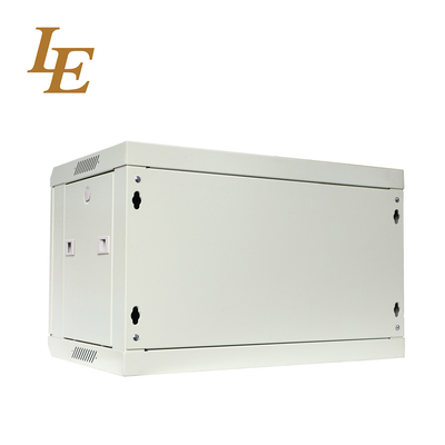 19 Inch Wall Mounted Rack Enclosure RAL7035 Grey RAL9004 Black 4U 6U 9U 12U Metal Cabinet 600mm Width 450mm/600mm Depth