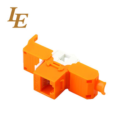 Toolless Cat6A FTP RJ45 Modular Plug, Shielded 8P8C Connector for Network Cabling