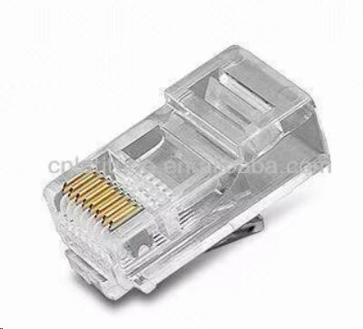 Shielded Cat6A FTP Copper Toolless RJ45 Male Modular Plug