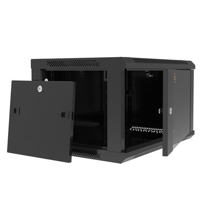 6U Wall Mount Network Cabinet 1U Shelf 19" Wall-Mounted Server Rack for IT / Data Computer Equipment server rack