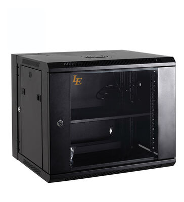 4U 6U 9U 12U 19 Inch 600x550mm 600x600mm Data Dual Section Wallmount Cabinet with Removable Side Panels