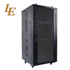 19 Inch Secure Server Rack Cabinet , Doors Type Data Network Cabinet With Handles