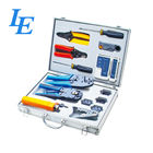 LE-K4015 Network Wiring Tools Kit Set Of Crimp Punch Strip Cut Tool Tester