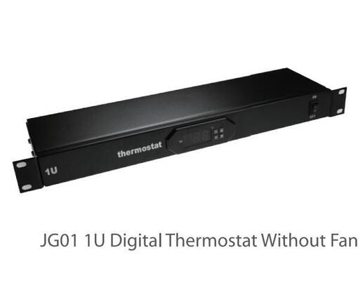 Industrial Manufacturer 19 Inch 1U Digital Thermostat Fan Unit Rack Mount Fan Unit with Switch for Server Rack Temperature Control