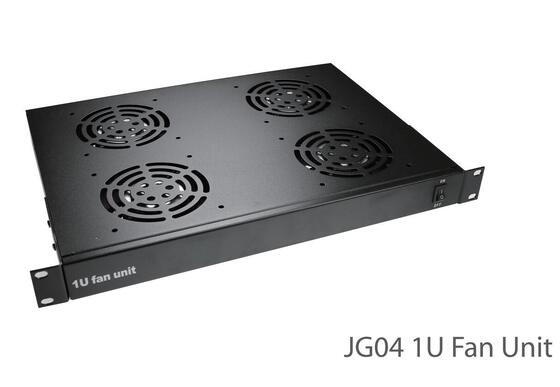 Industrial 19 Inch 1U Digital Thermostat Fan Unit Rack Mount Fan Unit with Switch for Server Rack Temperature Control