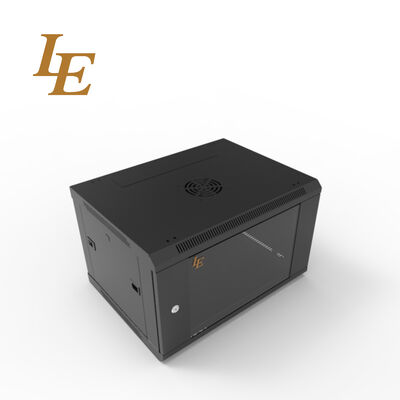 Server Rack Cabinet 19 Inch Wall Mount Network Cabinet 4U 18U with Tempered Glass Door and Static Loading Capacity of 100kg