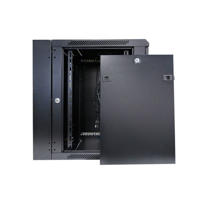 LE 4U Wall Mount Server Rack Cabinet 19 Inch Network Cabinet IEC297-2 SPCC Cold Rolled Steel Single Section Welded Frame IP20