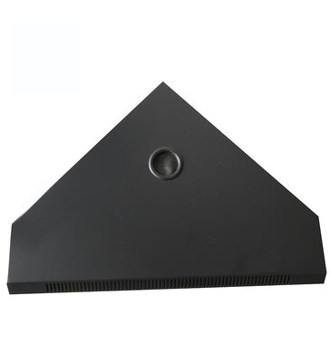 Wall Mount Server Rack Custom 19 Inch 18U Single Section SPCC Cold Rolled Steel L Shaped 600mm Tempered Glass Door Fan Stock