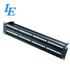 Snap In Network Patch Panel 1U 19" 24 Port Blank Modular