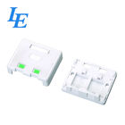 Network Lan Cable Electrical Faceplates Plastic Surface Box