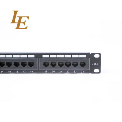 1u Ftp Cat6 Ethernet Krone Idc Patch Panel 48 Ports Cable Management