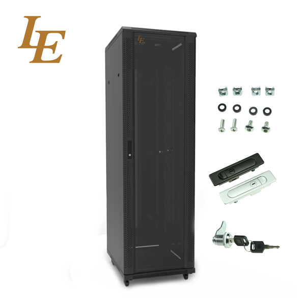 18U SPCC Server Rack Cabinet With Vented Door For Data Center