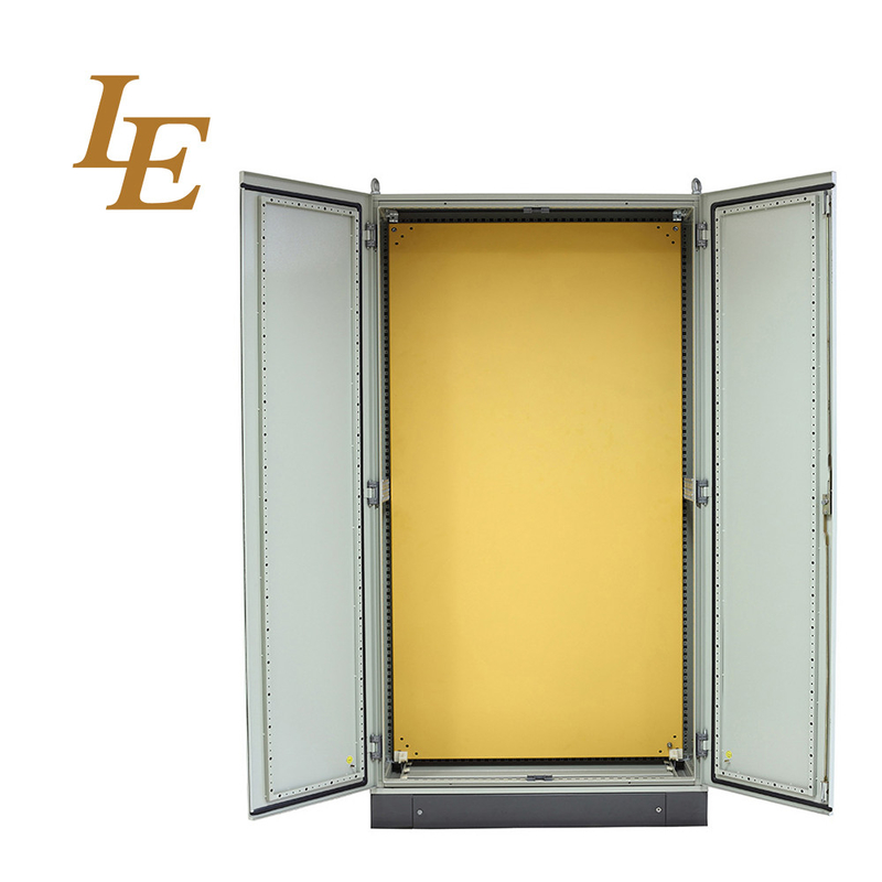 LE IP55 Floor Standing Network Cabinet With Nine Folded Profiled