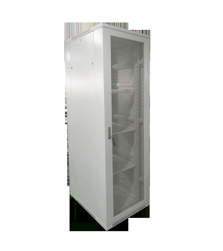 OEM ODM RAL7035 Gray RAL9004 RAL9005 Black SPCC 19 Inch Perforated Mesh Door Server Rack Enclosures For Data Center
