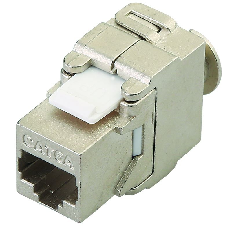 8 Pin Coupler  CAT6 FTP RJ45  Keystone Jack For Networking