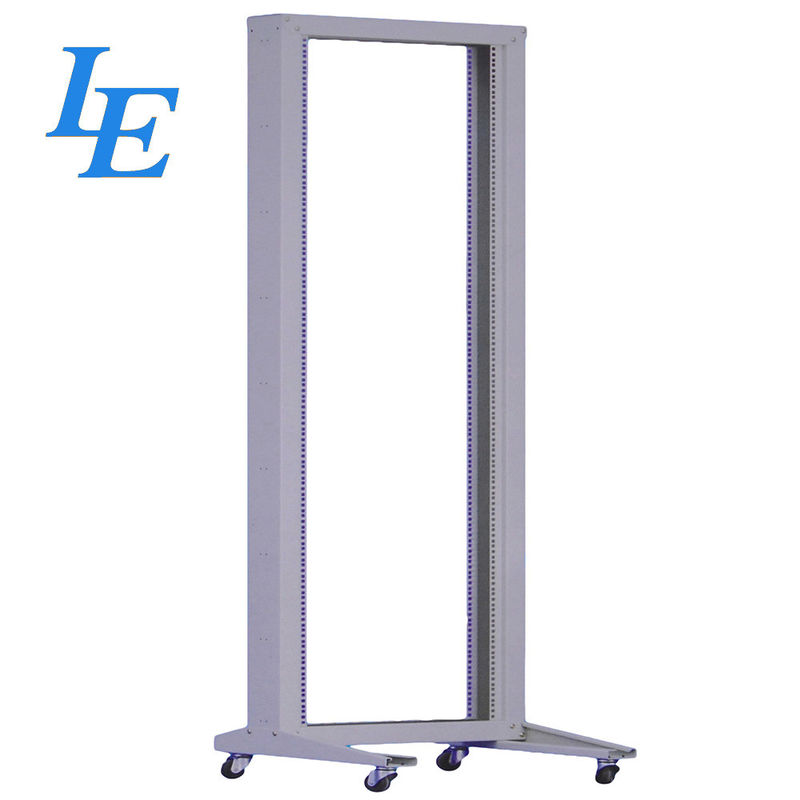Open Rack Server Rack Cabinet Cold Rolled Steel Material With Degreasing Surface
