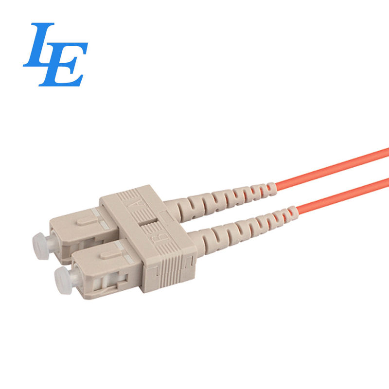 SC / UPC Optical Patch Cord Simplex / Duplex Cable Type With Ceramic Ferrule