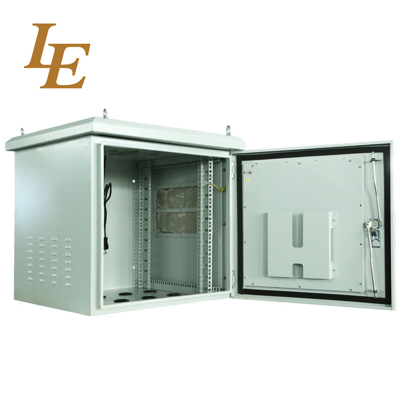 IP65 Galvanized Steel Enclosure Outdoor Server Rack Cabinet With Sun Cover Dustproof