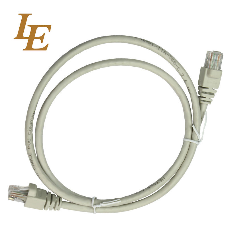 Maximum Flexibility Network Patch Cord With Solid Connector Long - Term Usage