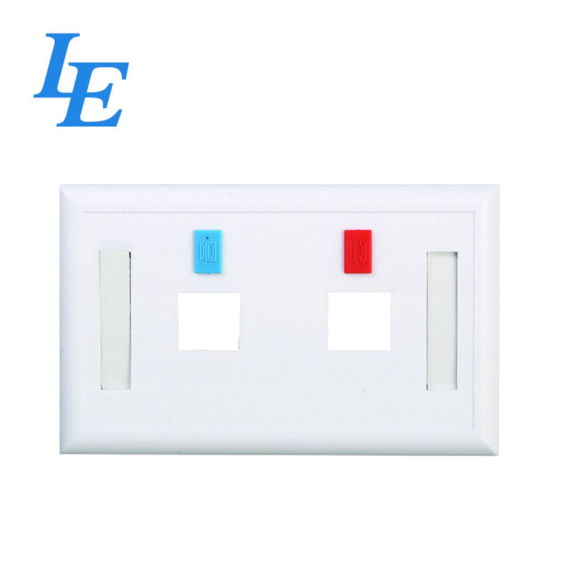 ABS 2 Port Faceplate