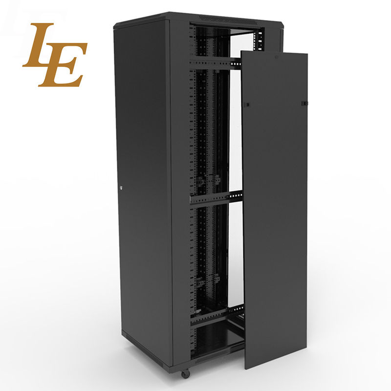 19 Inch Standard Network Cabinet 42u Floor Standing Server Rack For Data Center