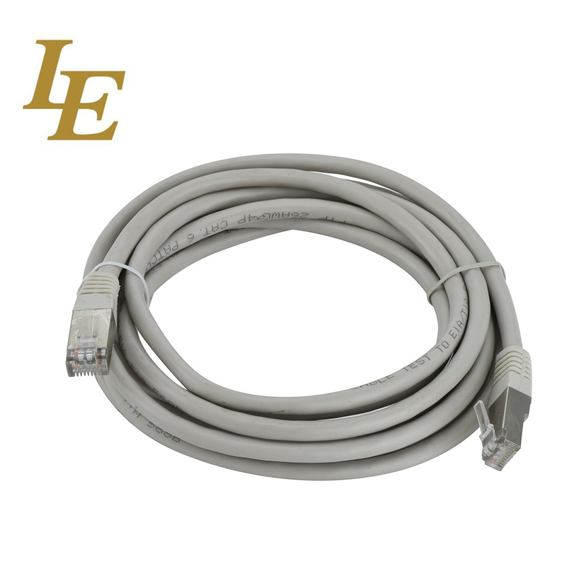 Cat5e Shielded Twisted 4 Pairs Patch Cord Cable For Server Cabinets