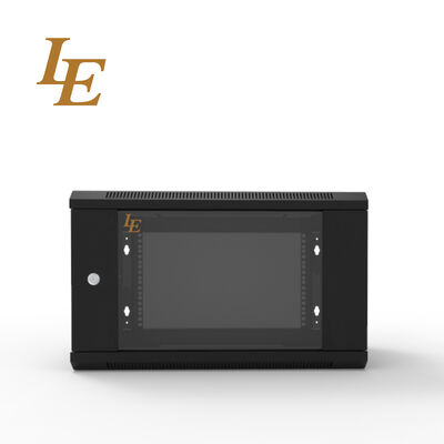 Server Rack Cabinet 19 Inch Wall Mount Network Cabinet 4U 18U with Tempered Glass Door and Static Loading Capacity of 100kg