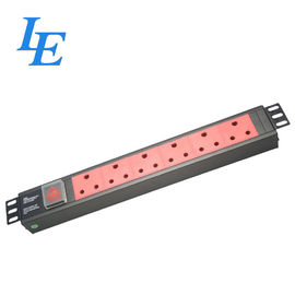 1.5u Server Rack PDU 240v Aluminium Power Distribution Unit Horizontal / Vertical Installation
